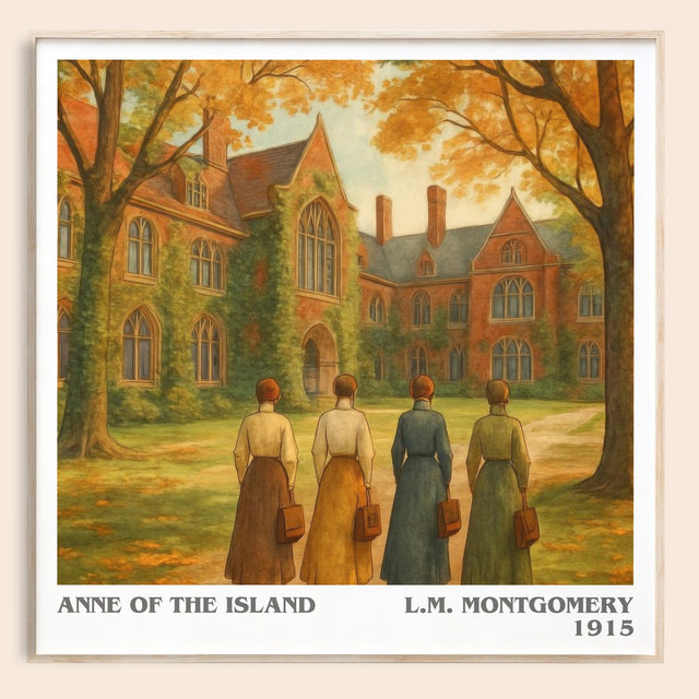 Anne Of The Island Literary Art Print by L.M. Montgomery