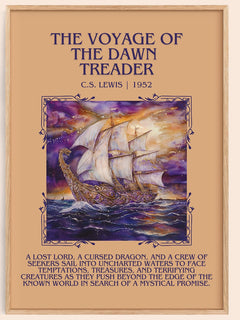 The Voyage of the Dawn Treader Minimalist Book Poster by C. S. Lewis