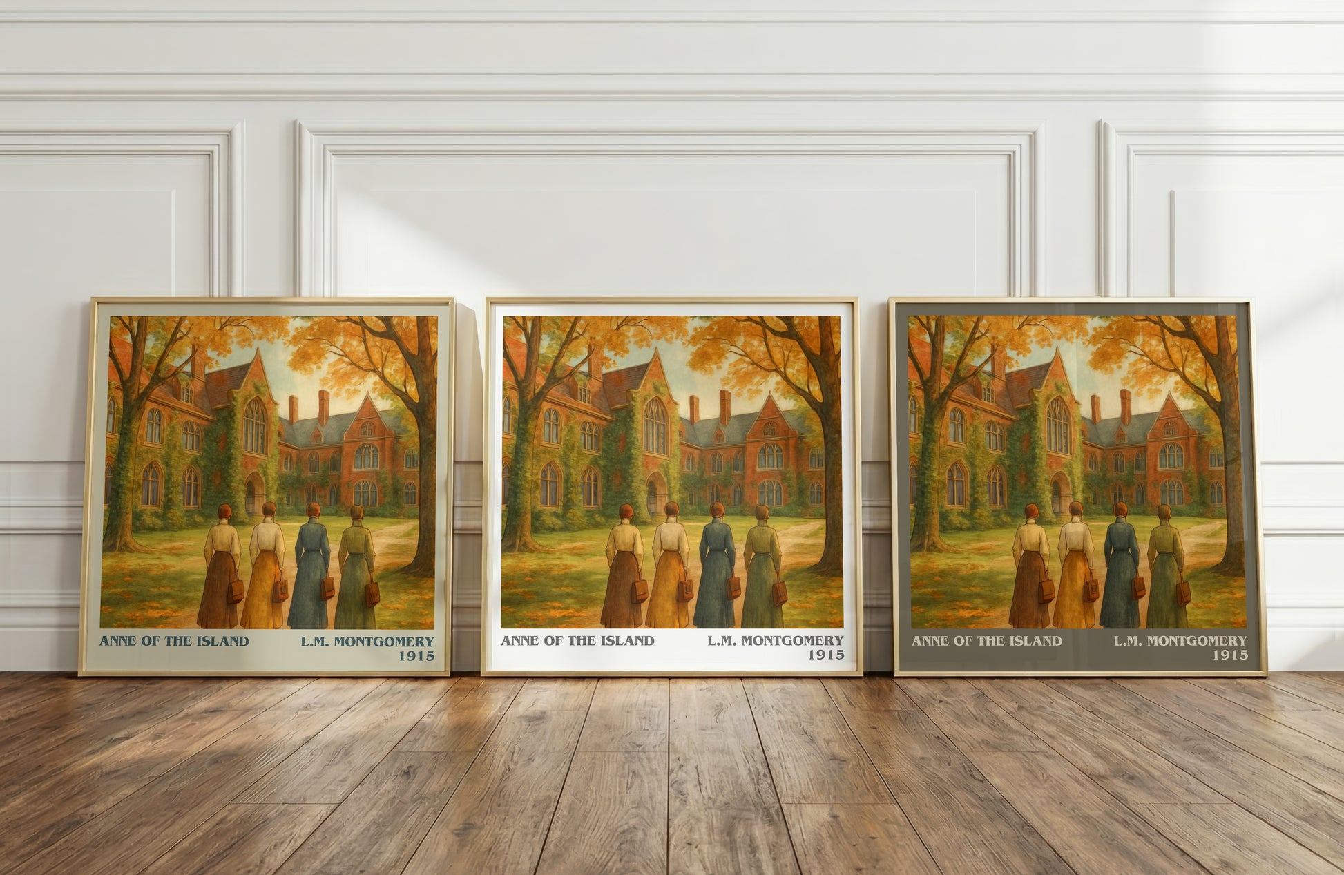 Anne Of The Island literary art print colour and style options – L.M. Montgomery book art