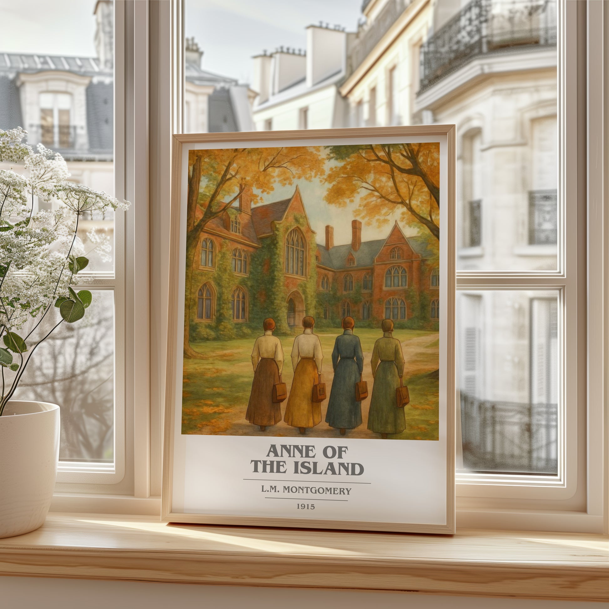 Anne Of The Island book cover poster colour and style options – L.M. Montgomery book art