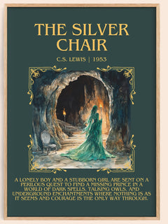 The Silver Chair Minimalist Book Poster by C. S. Lewis