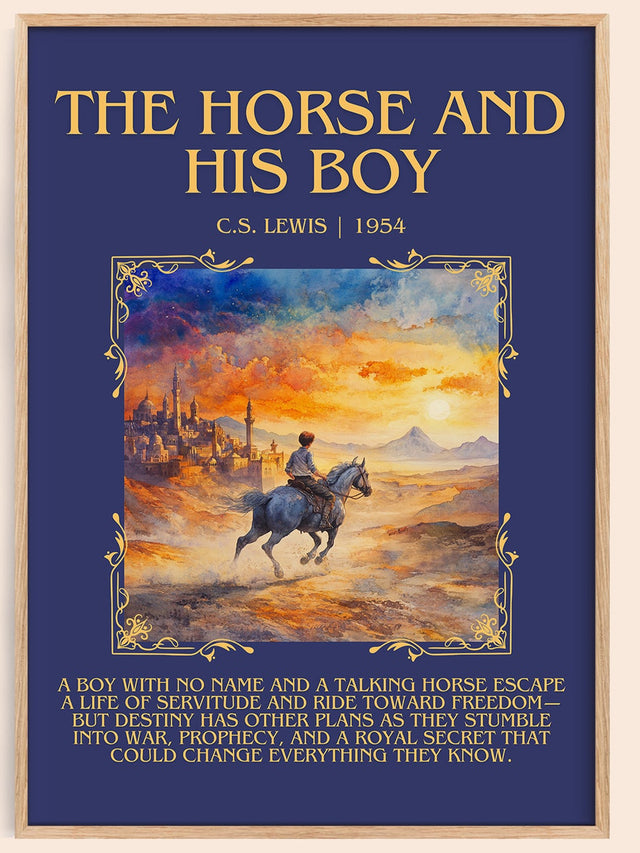 The Horse and his Boy Minimalist Book Poster by C. S. Lewis
