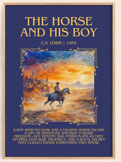 The Horse and his Boy Minimalist Book Poster by C. S. Lewis – book poster