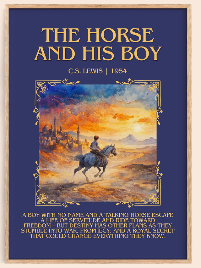 The Horse and his Boy Minimalist Book Poster by C. S. Lewis