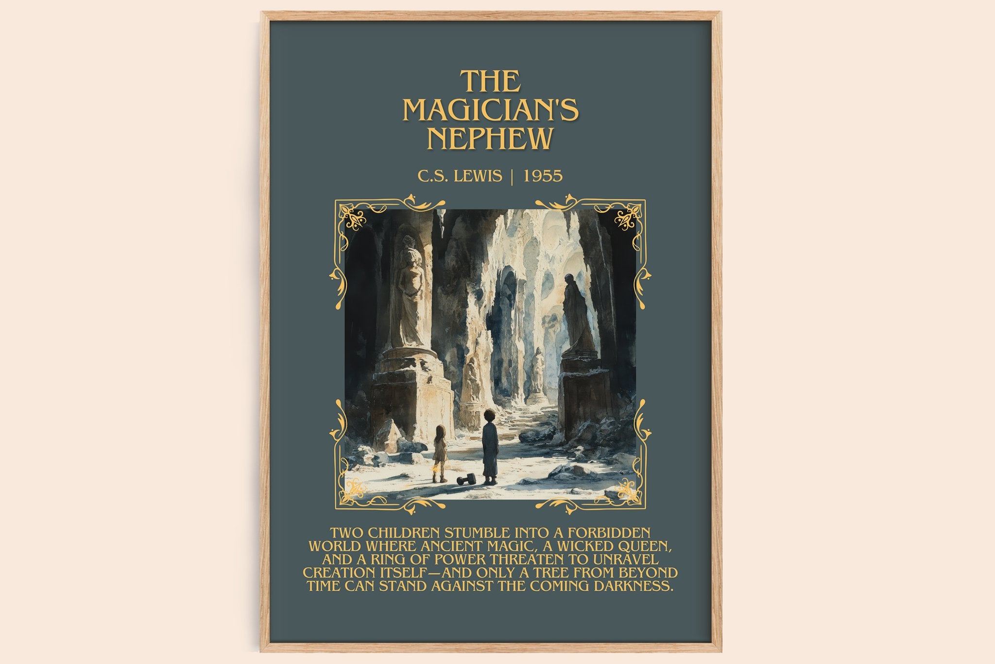 The Magician's Nephew Minimalist Book Poster by C. S. Lewis