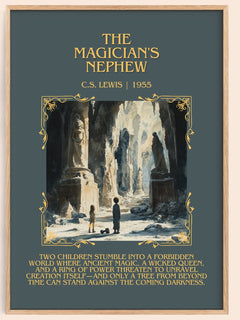 The Magician's Nephew Minimalist Book Poster by C. S. Lewis – book poster