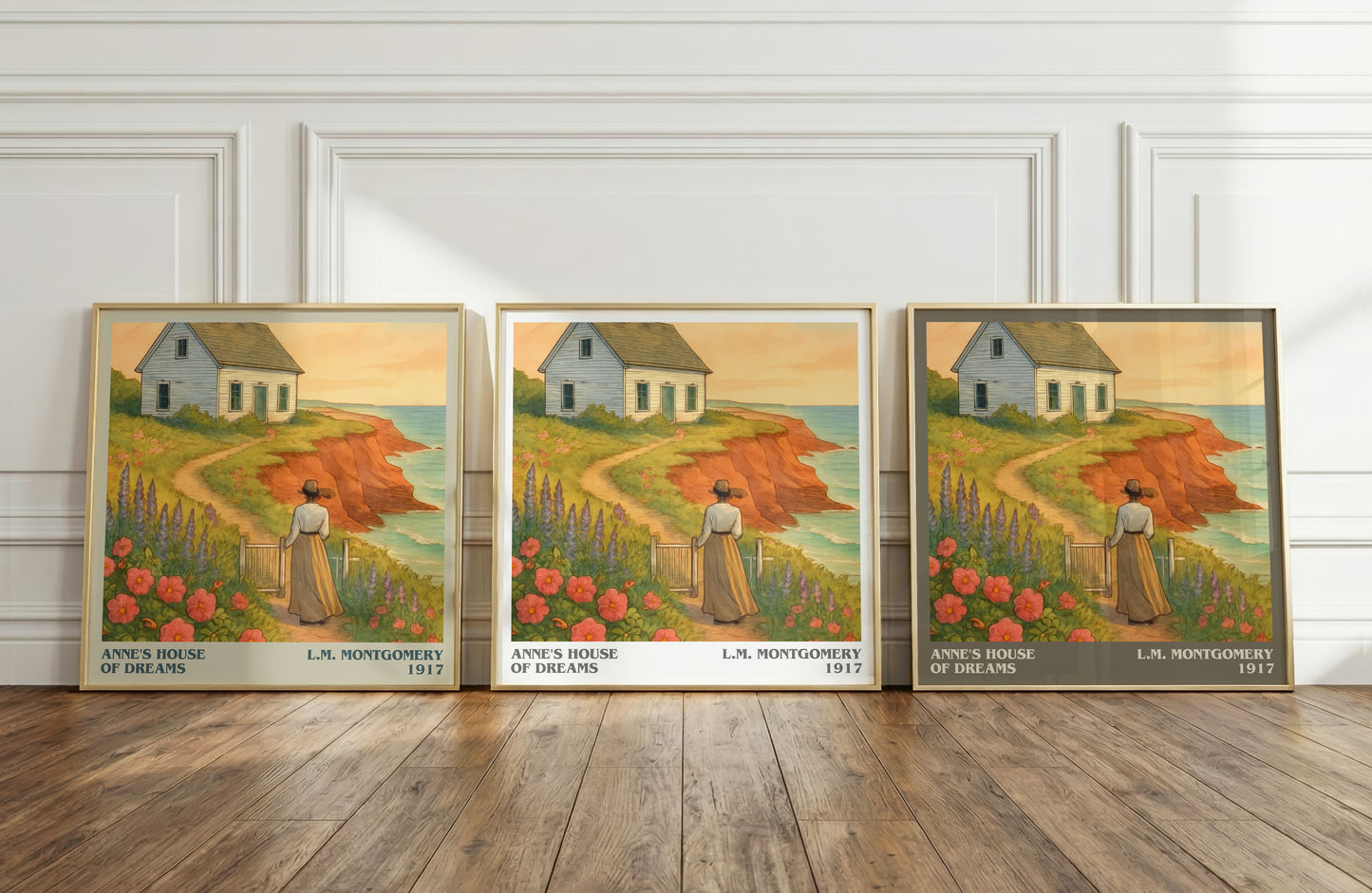 Anne's House Of Dreams literary art print colour and style options – L.M. Montgomery book art