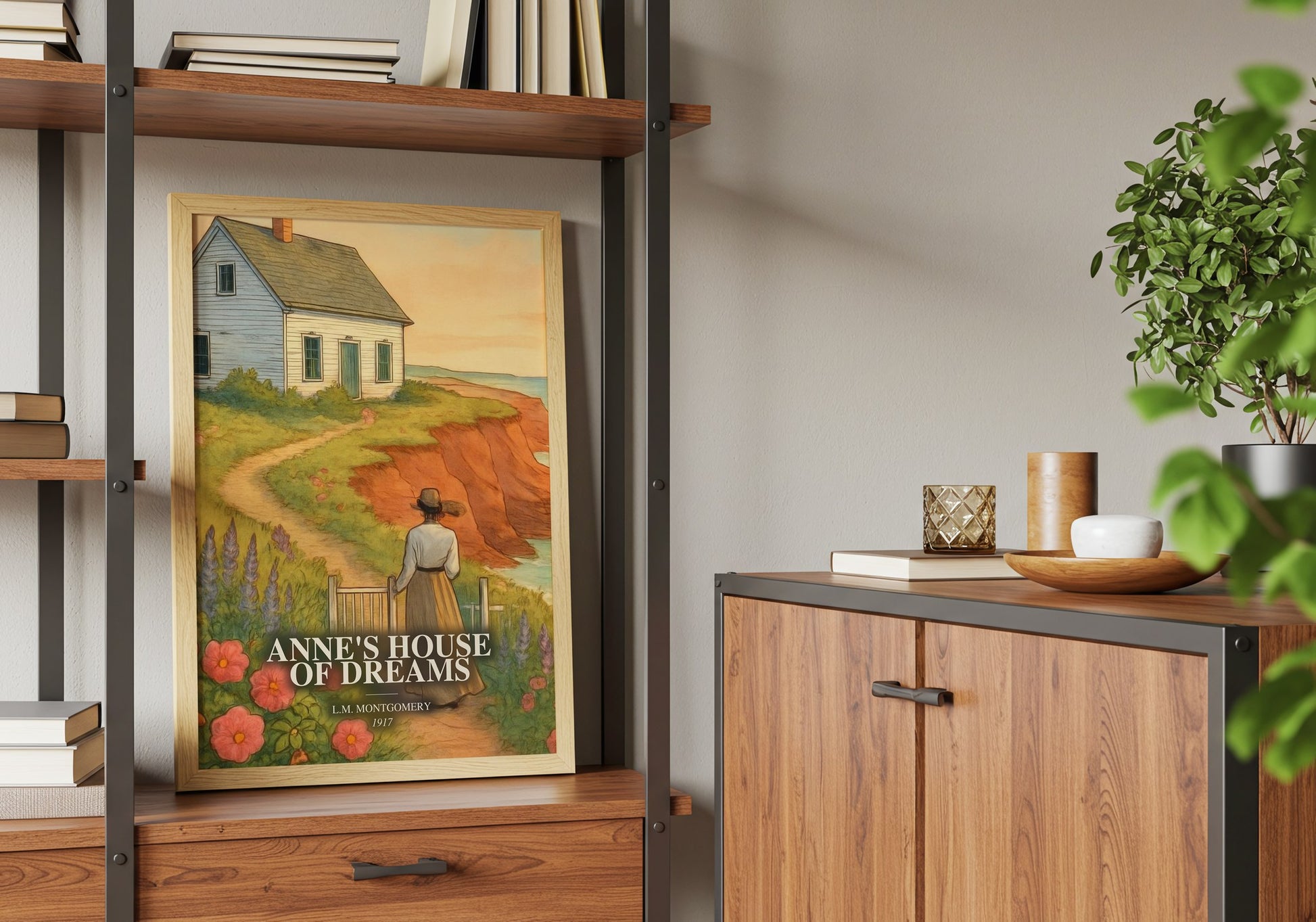 Anne'S House Of Dreams book watercolour illustration paper finish options – matte satin gloss
