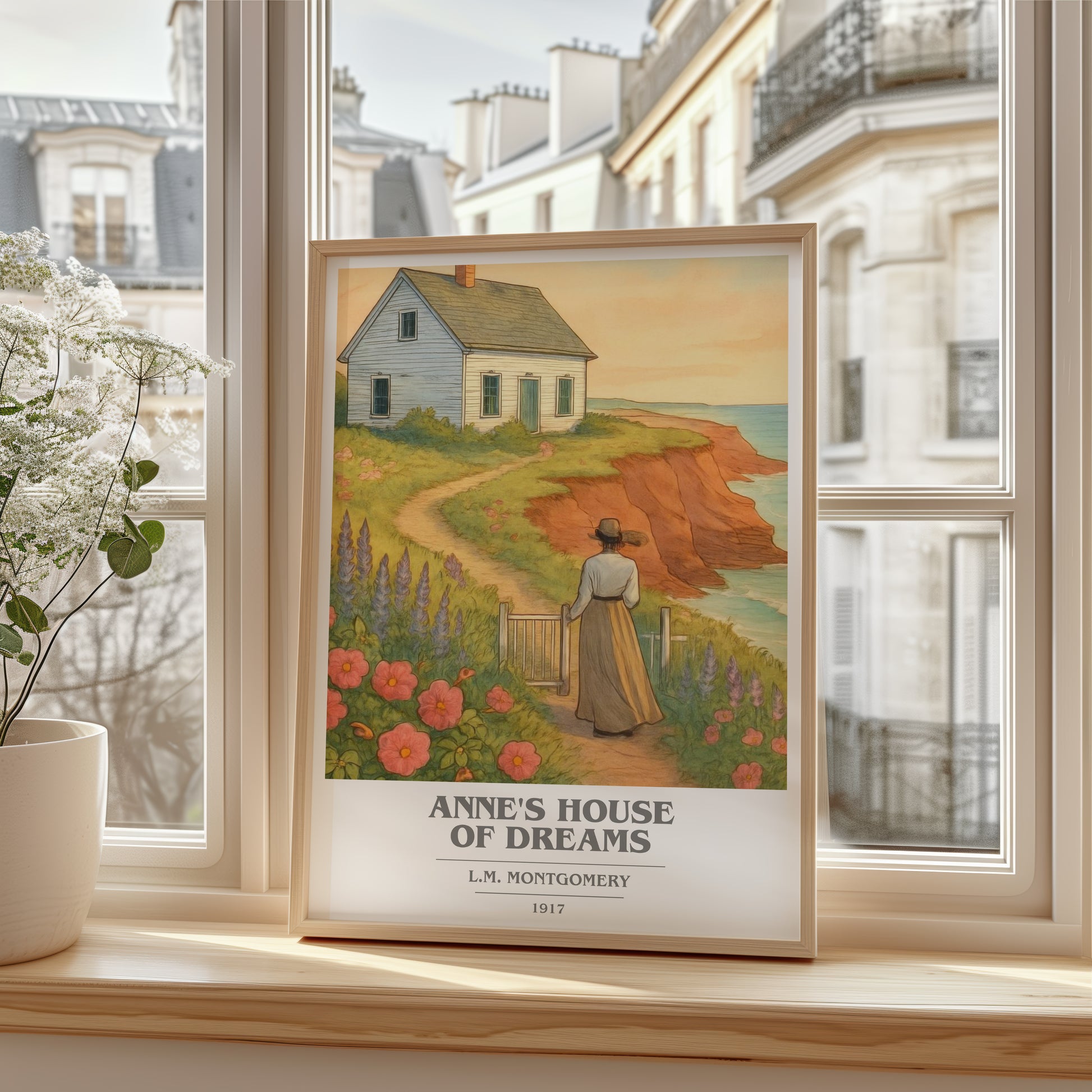 Anne's House Of Dreams book cover poster colour and style options – L.M. Montgomery book art