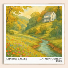 Rainbow Valley Literary Art Print by L.M. Montgomery
