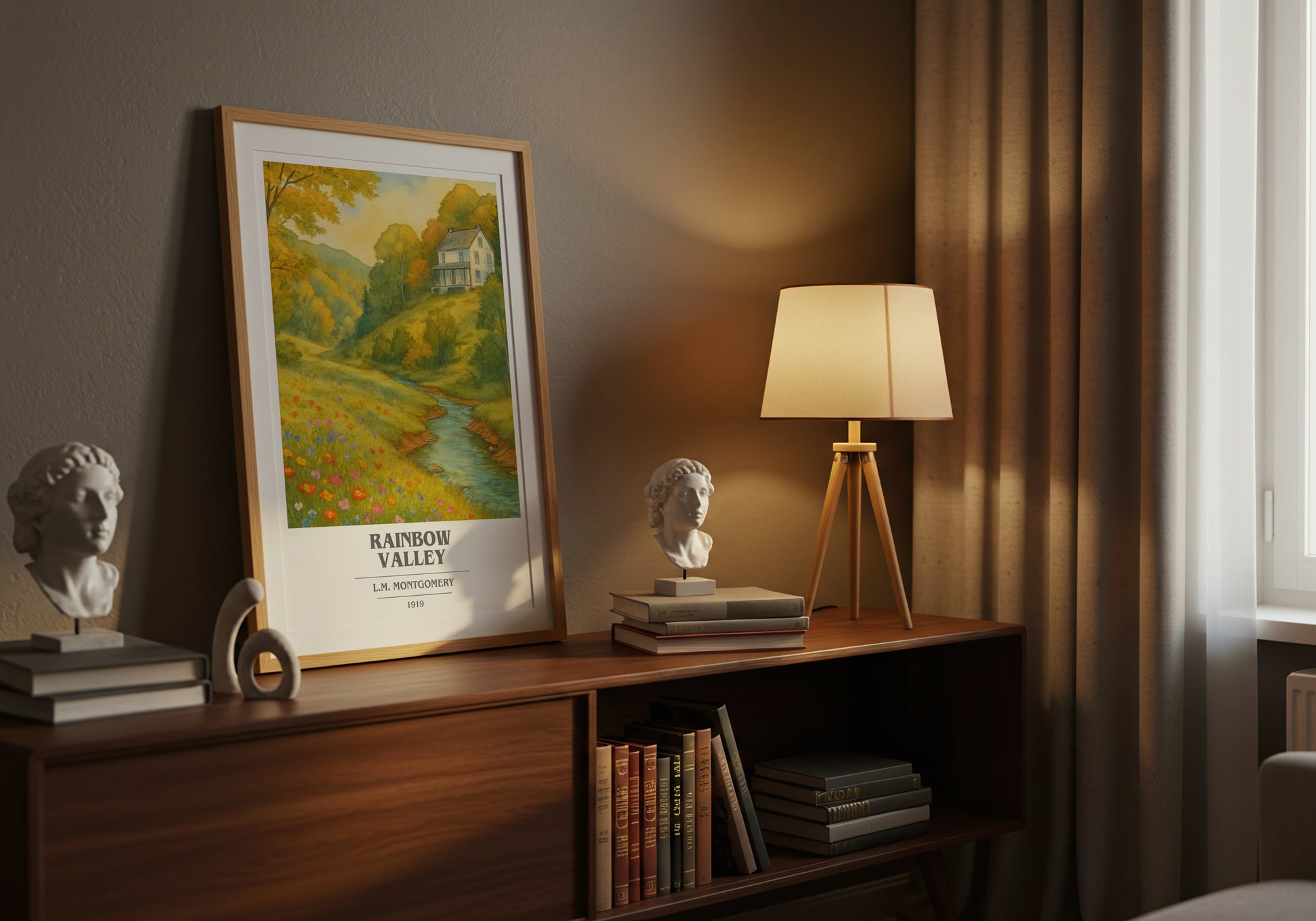 Rainbow Valley book cover book poster framed on wall – childrens wall art