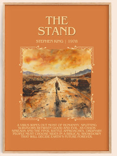 The Stand Minimalist Book Poster by Stephen King – book poster