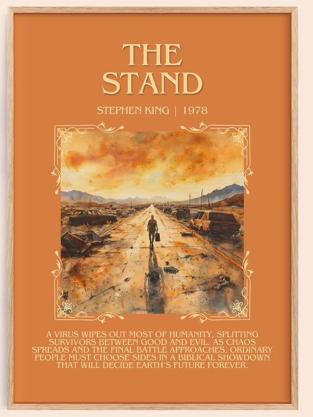 The Stand Minimalist Book Poster by Stephen King