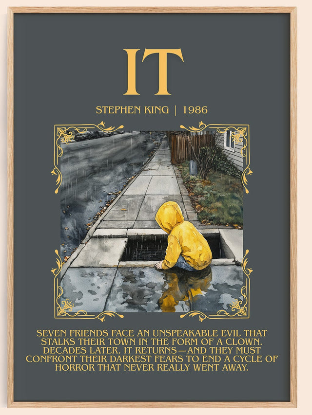 It Minimalist Book Poster by Stephen King