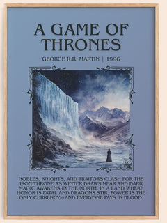 A Game Of Thrones Minimalist Book Poster by George R.R. Martin