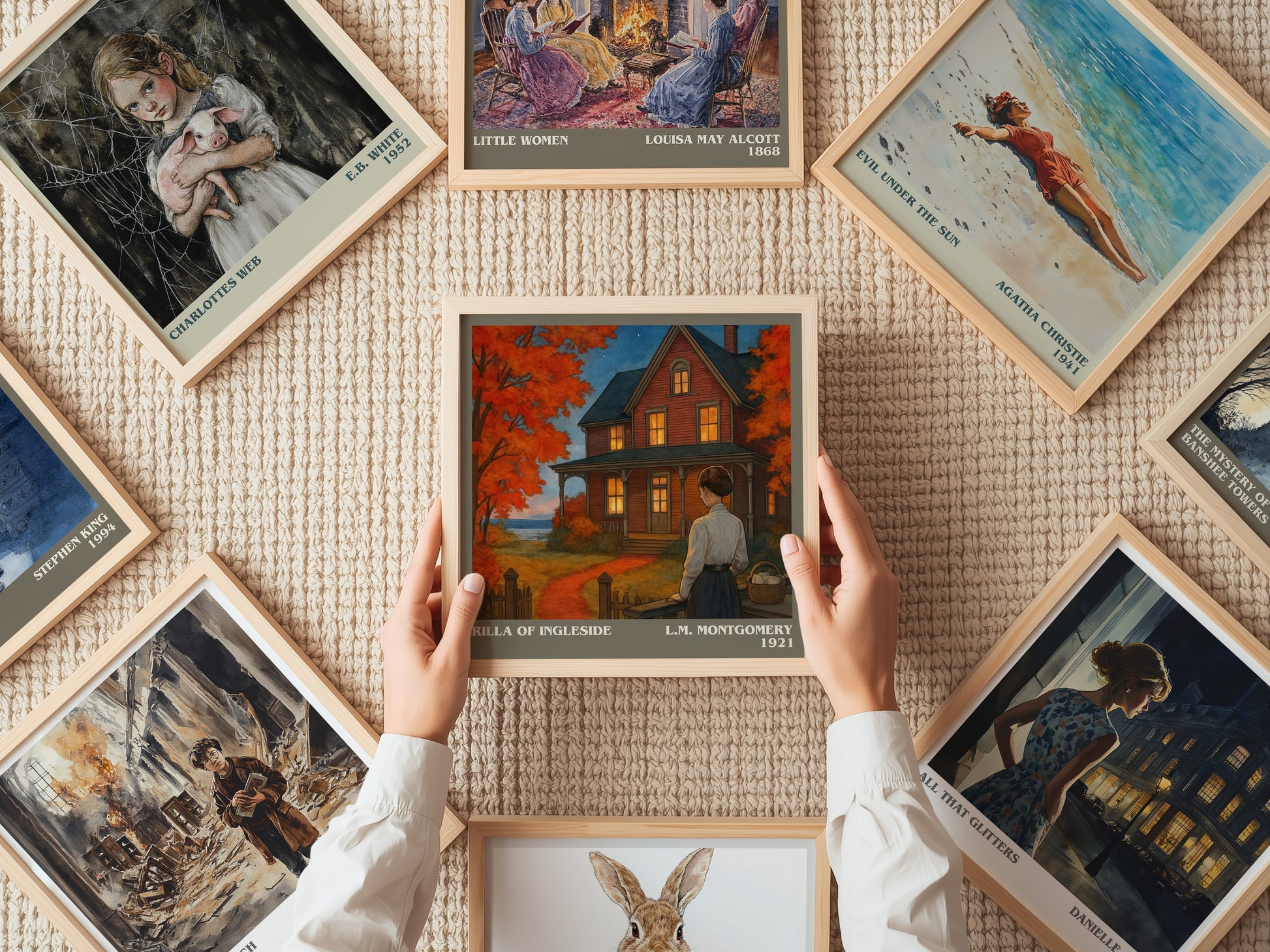 Rilla Of Ingleside literary book poster framed on wall – childrens wall art