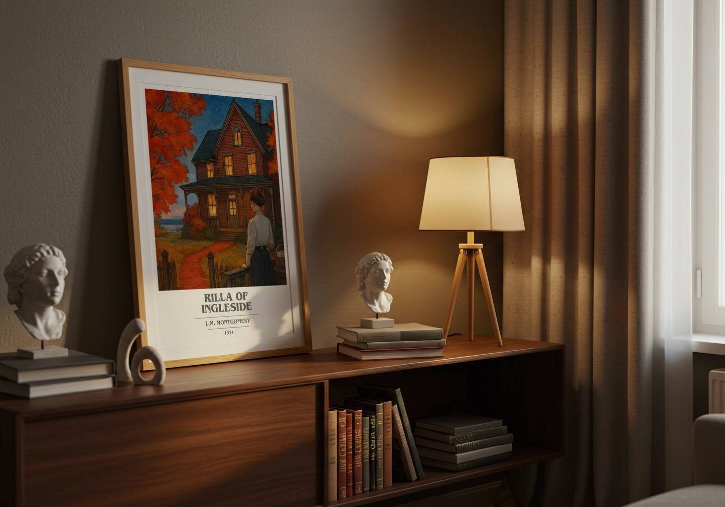 Rilla Of Ingleside book cover book poster framed on wall – childrens wall art