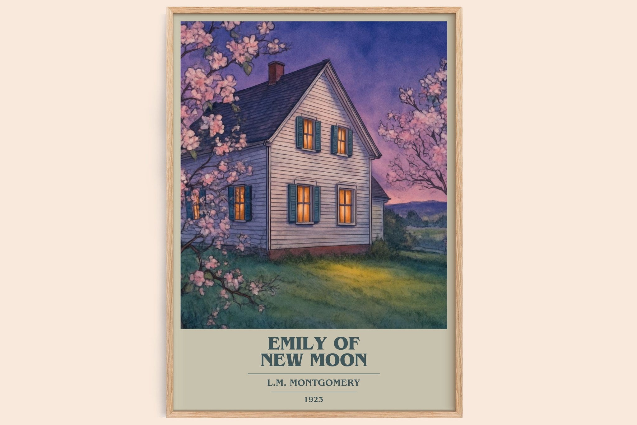 Emily Of New Moon Book Cover Poster by L.M. Montgomery