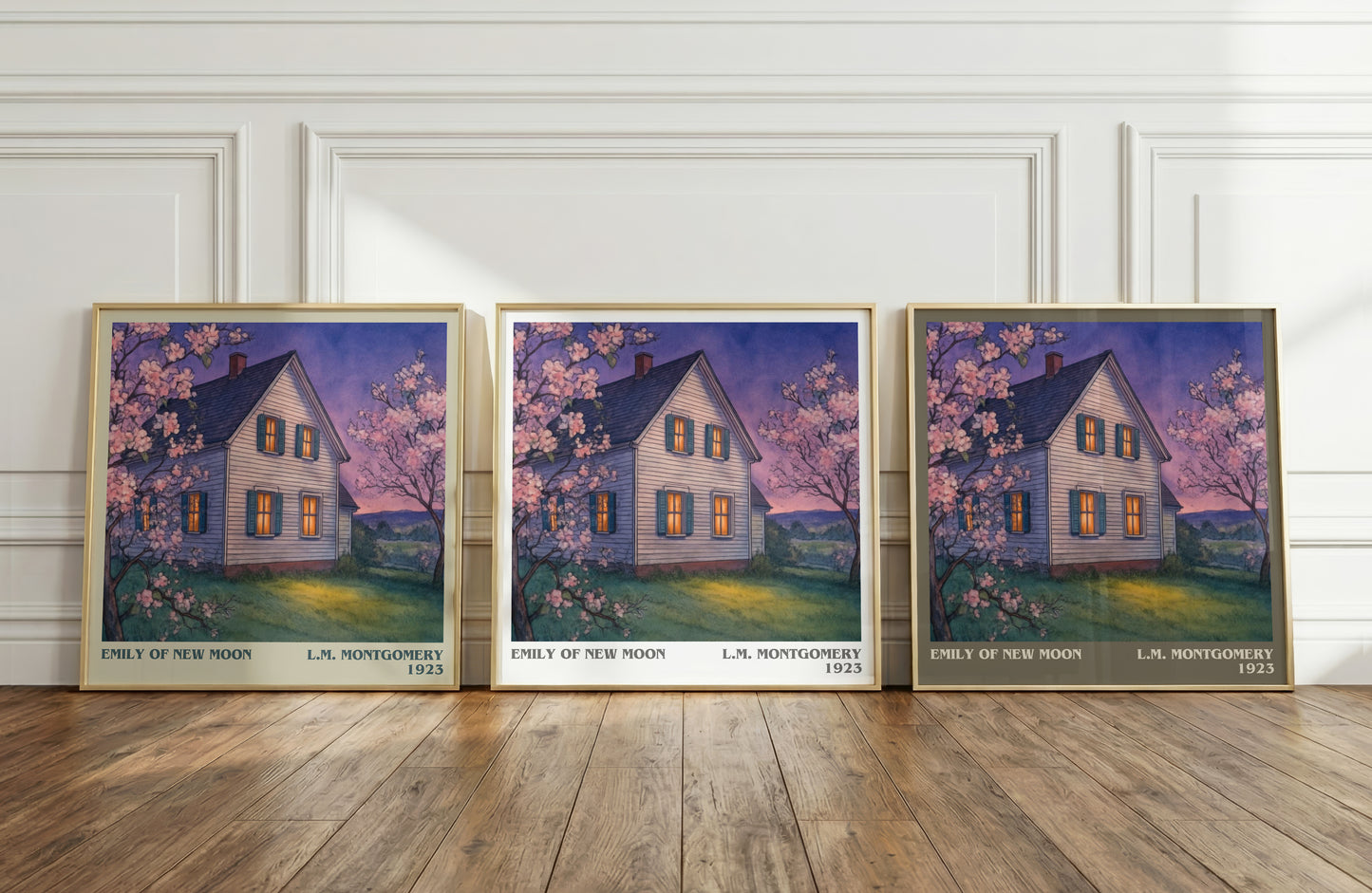 Emily Of New Moon literary art print colour and style options – L.M. Montgomery book art
