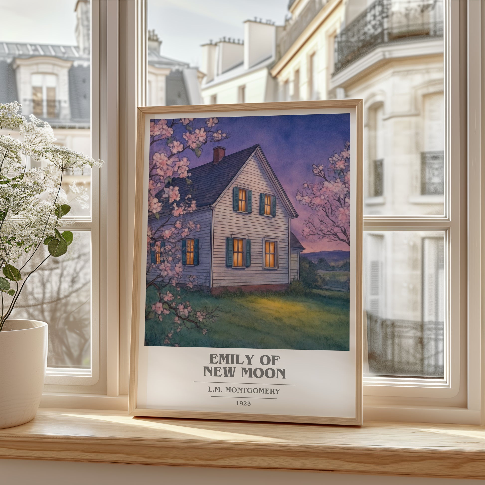 Emily Of New Moon book cover poster colour and style options – L.M. Montgomery book art