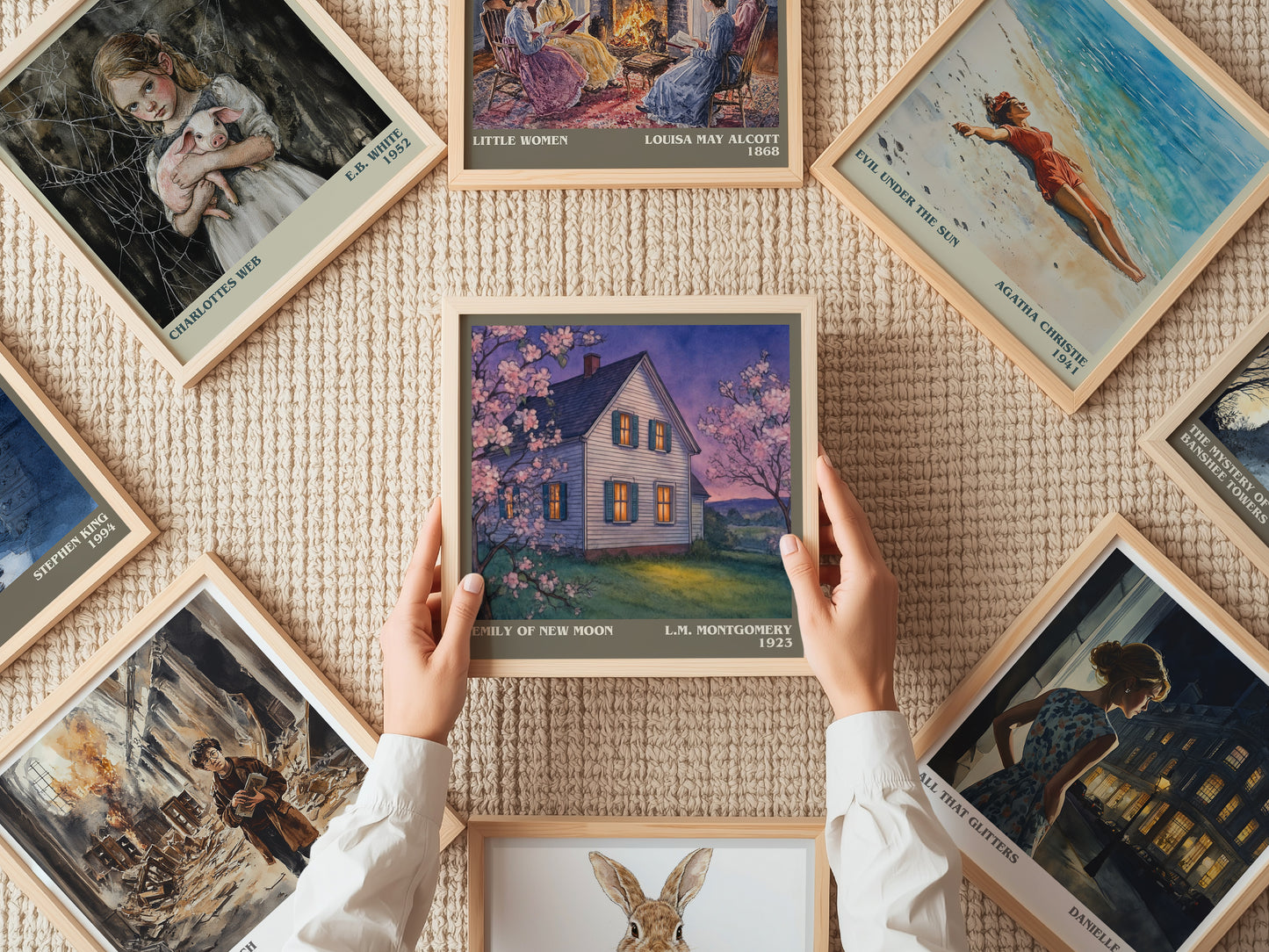 Emily Of New Moon literary book poster framed on wall – childrens wall art