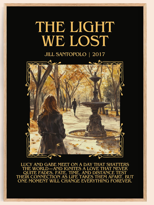 The Light We Lost Minimalist Book Poster by Jill Santopallo