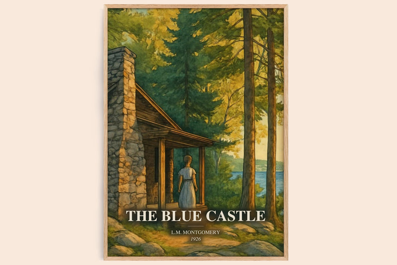 The Blue Castle Book Watercolour Illustration by L.M. Montgomery (Edge style)