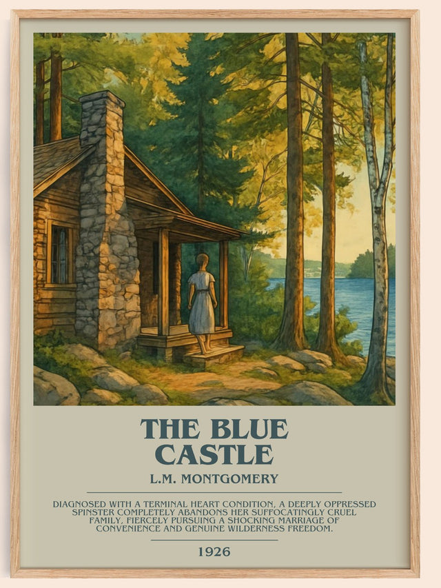 The Blue Castle Bookish Wall Art by L.M. Montgomery