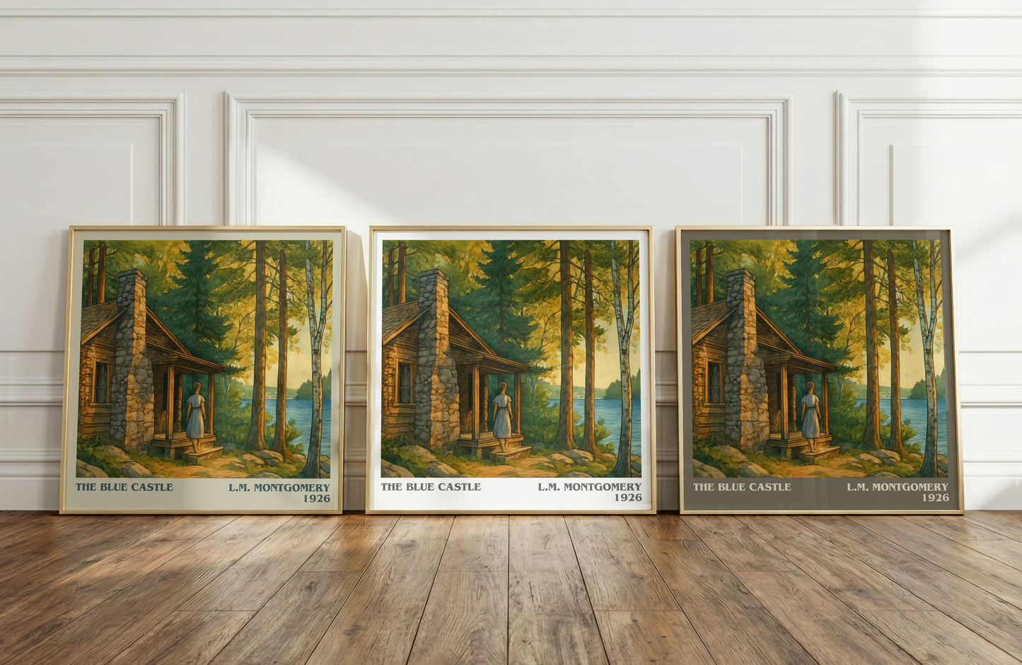 The Blue Castle literary art print colour and style options – L.M. Montgomery book art