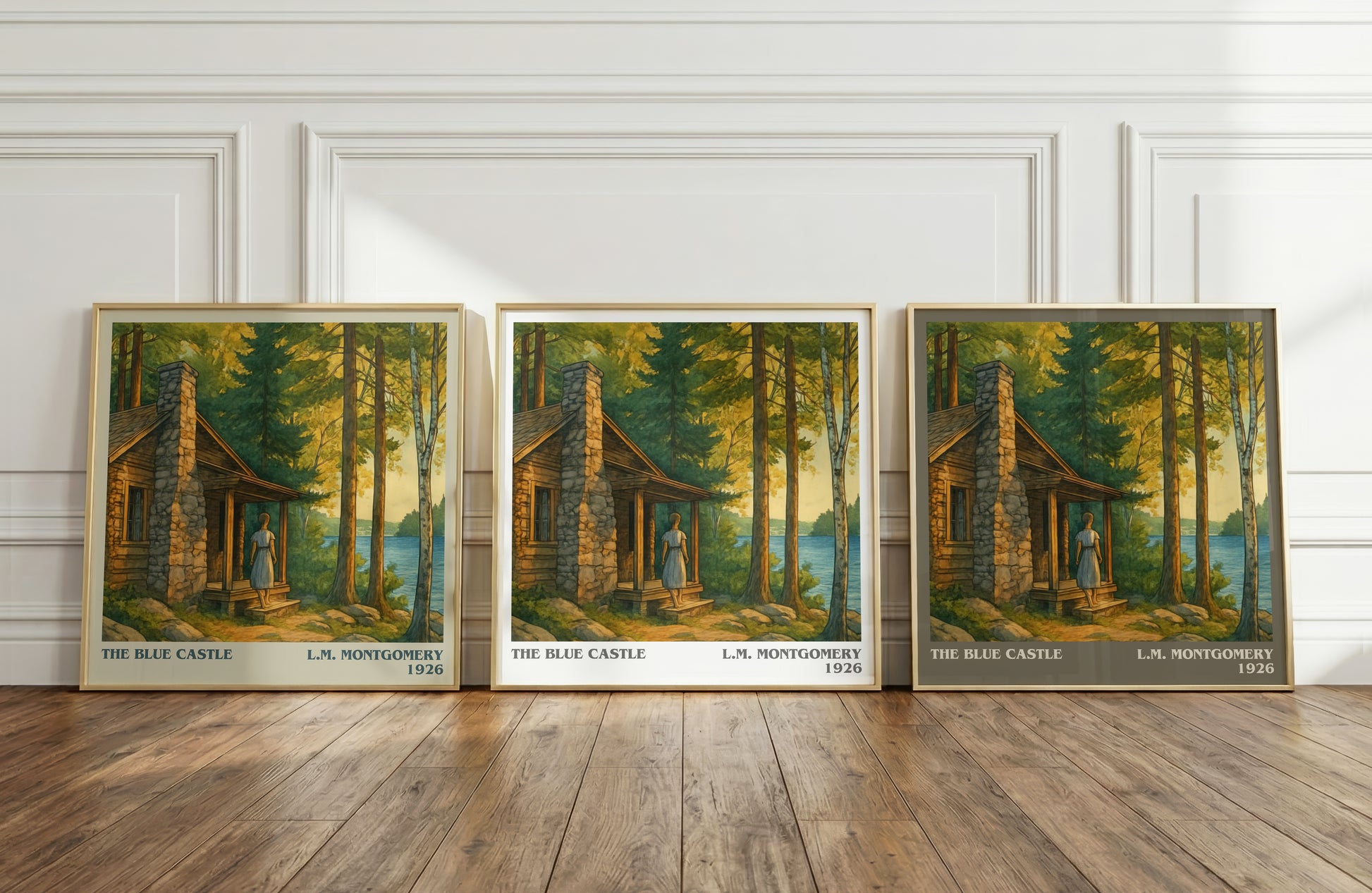 The Blue Castle literary art print colour and style options – L.M. Montgomery book art