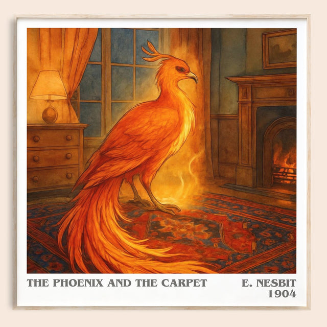 The Phoenix And The Carpet Literary Art Print by E. Nesbit
