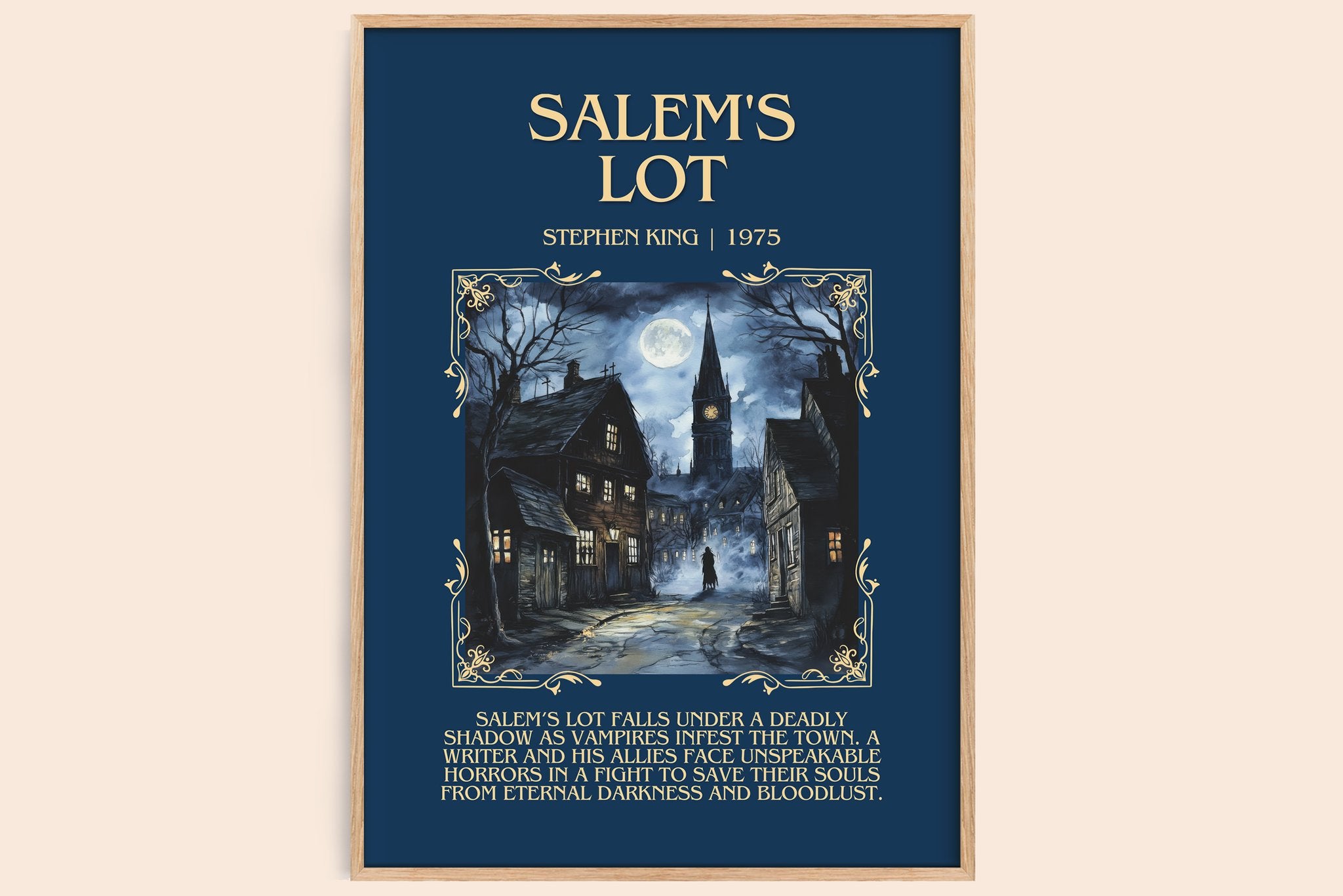Salem's Lot Minimalist Book Poster by Stephen King