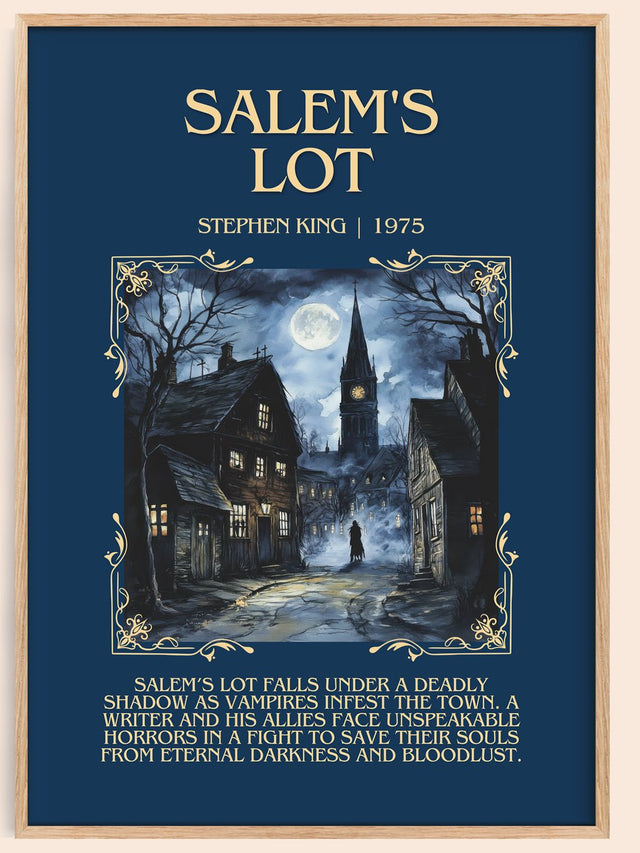 Salem's Lot Minimalist Book Poster by Stephen King