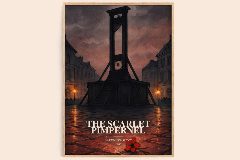 The Scarlet Pimpernel Book Watercolour Illustration by Baroness Orczy (Edge style)