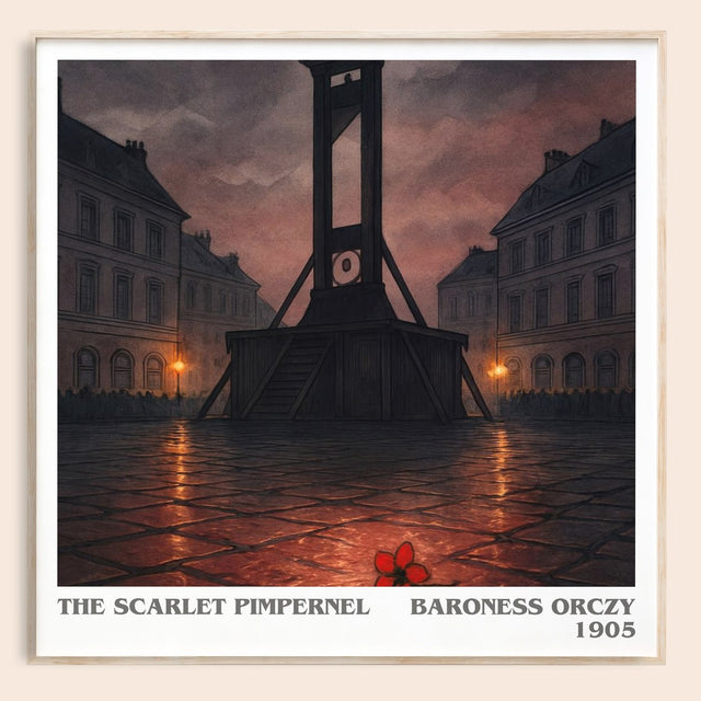 The Scarlet Pimpernel Literary Art Print by Baroness Orczy