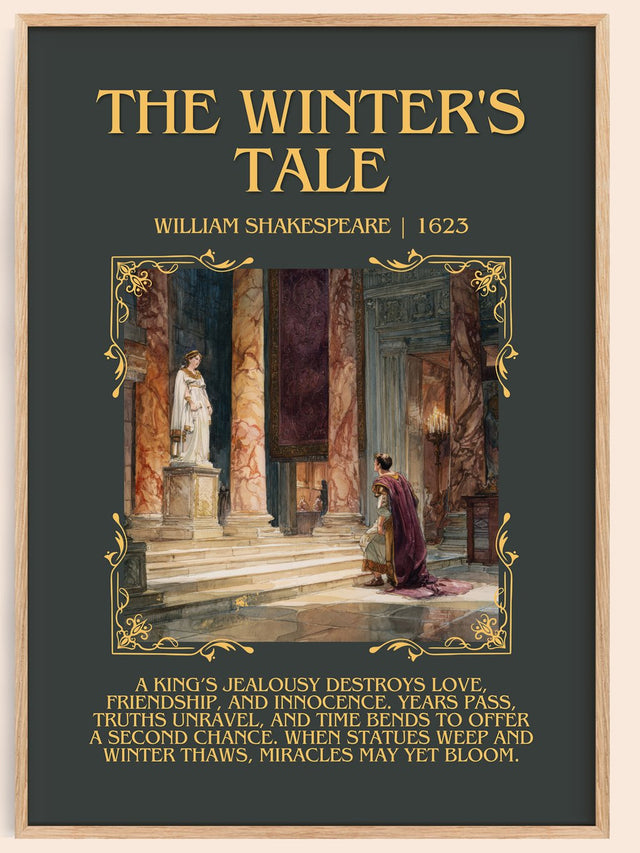 The Winter's Tale Minimalist Book Poster by William Shakespeare