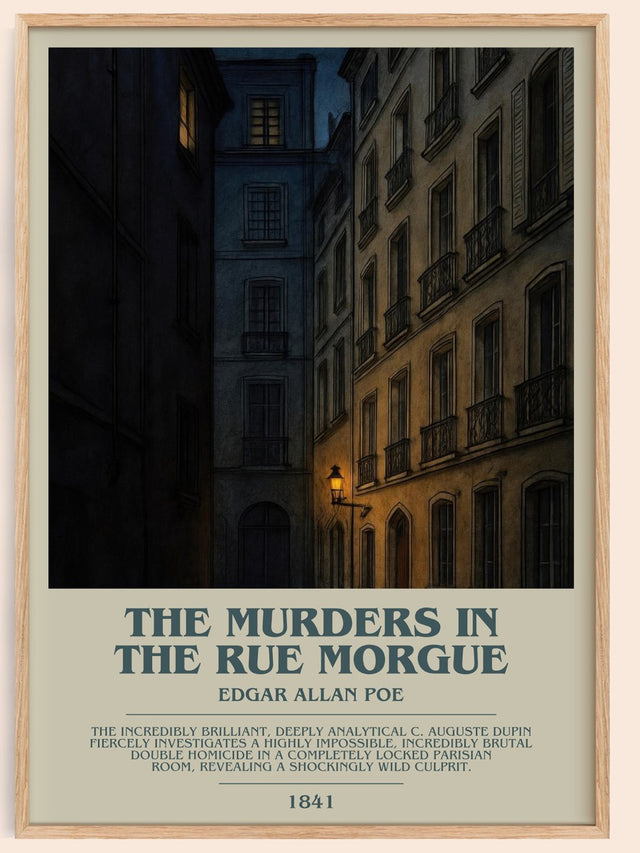 The Murders In The Rue Morgue Bookish Wall Art by Edgar Allan Poe