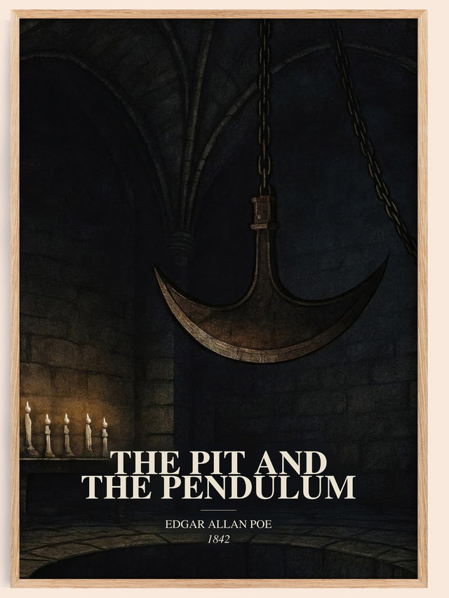 Pit And The Pendulum Book Watercolour Illustration by Edgar Allan Poe