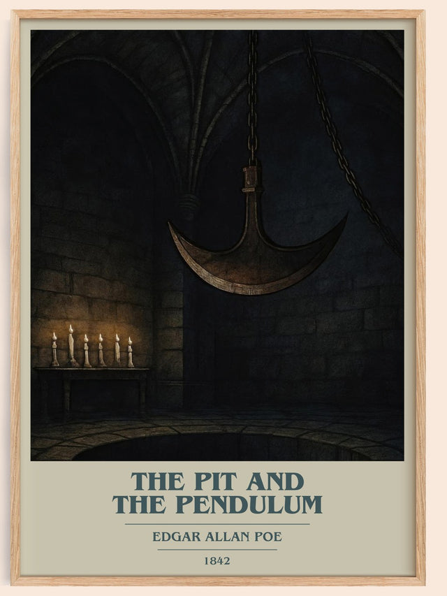 The Pit And The Pendulum Book Cover Poster by Edgar Allan Poe