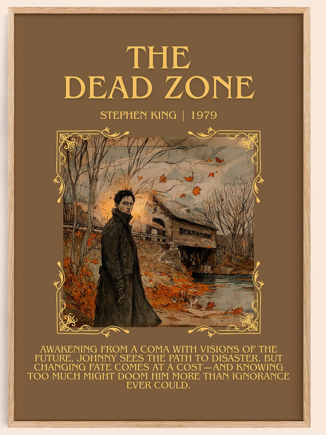 The Dead Zone Minimalist Book Poster by Stephen King