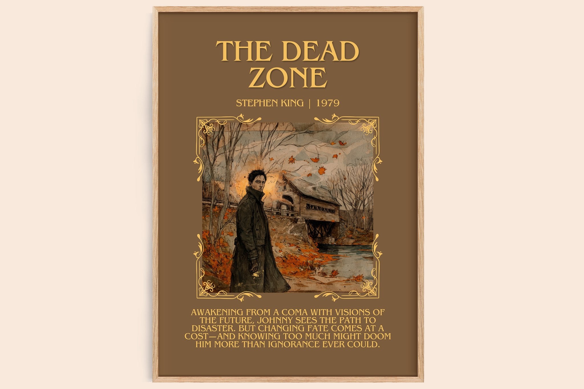 The Dead Zone Minimalist Book Poster by Stephen King