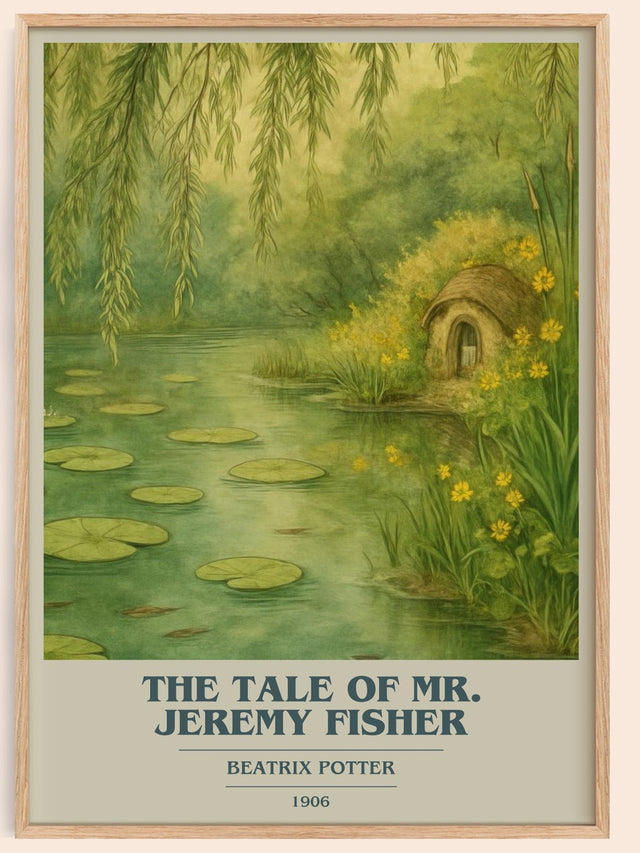 The Tale Of Mr. Jeremy Fisher Book Cover Poster by Beatrix Potter