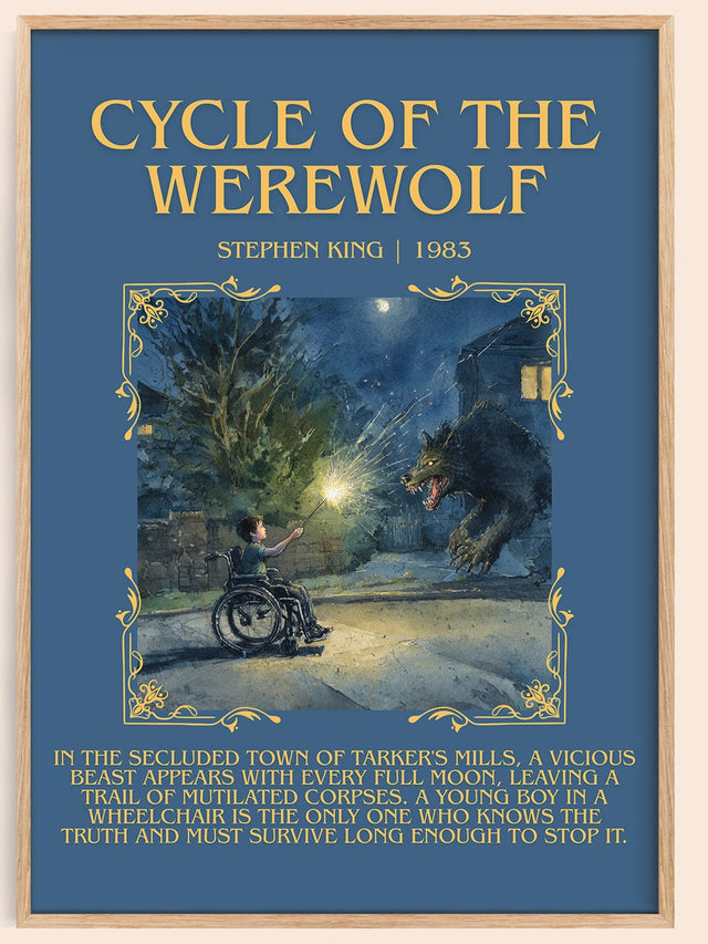 Cycle of the Werewolf Minimalist Book Poster by Stephen King