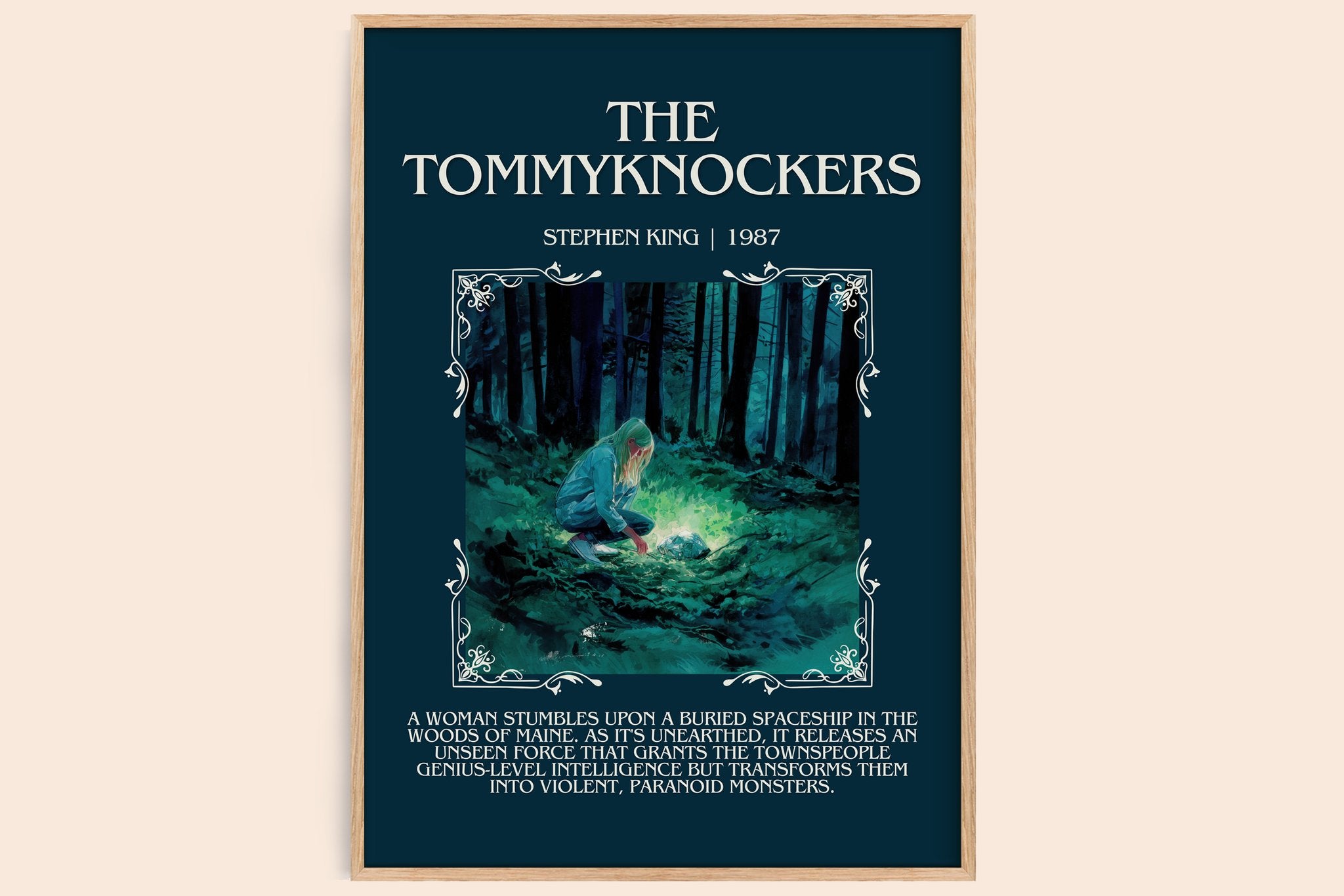 The Tommyknockers Minimalist Book Poster by Stephen King