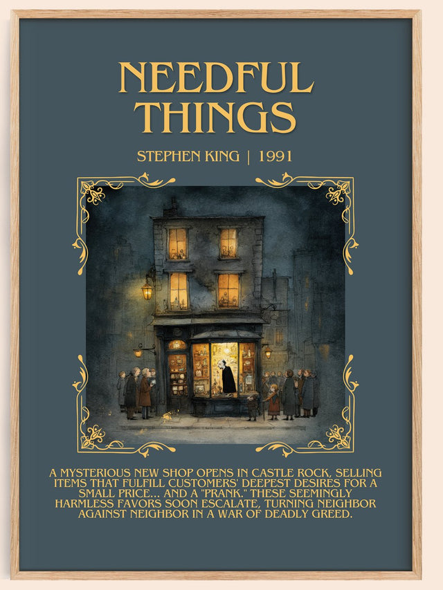 Needful Things Minimalist Book Poster by Stephen King
