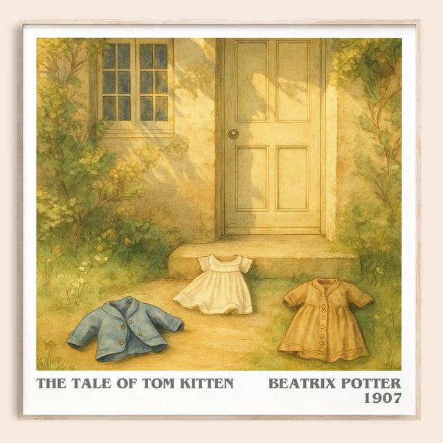 The Tale Of Tom Kitten Literary Art Print by Beatrix Potter