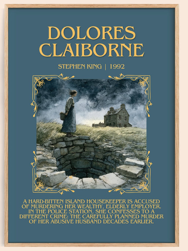 Dolores Claiborne Minimalist Book Poster by Stephen King