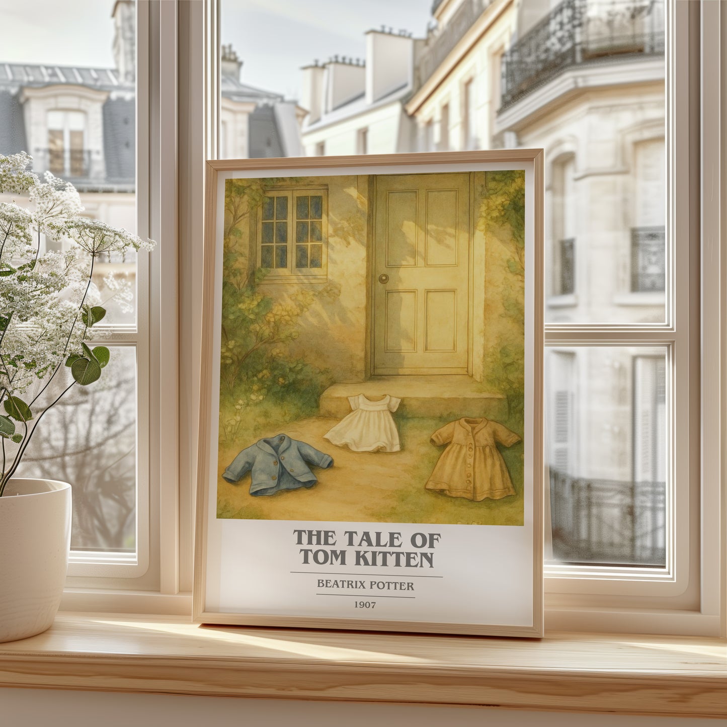 The Tale Of Tom Kitten book cover poster colour and style options – Beatrix Potter book art