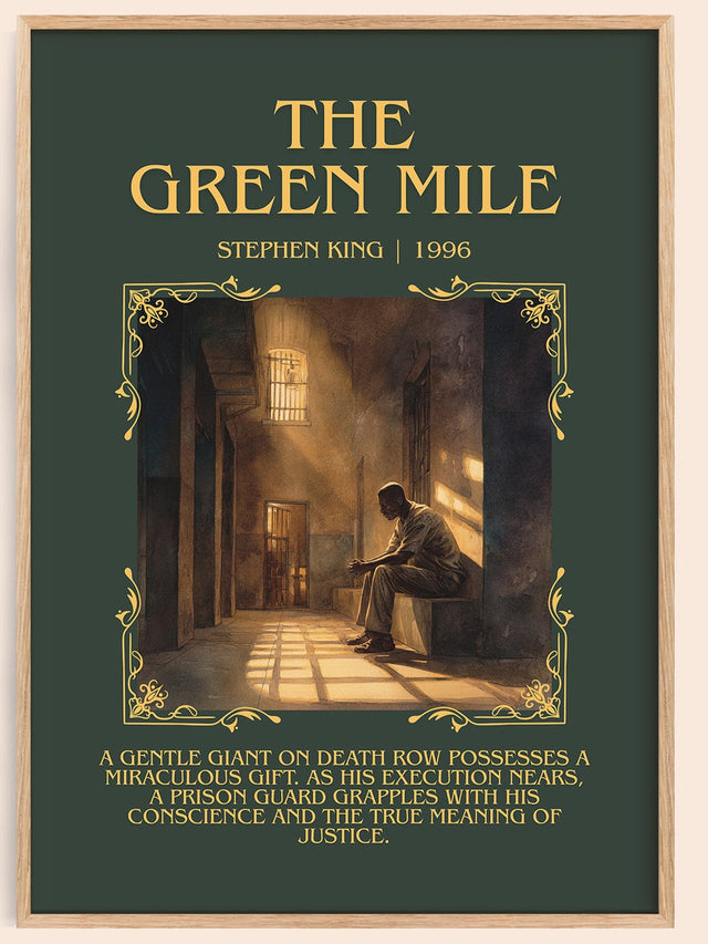 The Green Mile Minimalist Book Poster by Stephen King