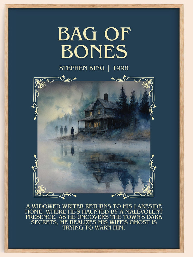 Bag of Bones Minimalist Book Poster by Stephen King